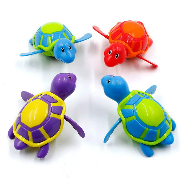 Baby Bath Toys-Wind up Turtle Bathtub Toys,Toy for babies 6-12 months Floating Swimming Turtles for Boys Girls,Baby Shower Bathtime Fun Pool Toys for Toddlers,Gift for 1 2 3 4 Year Old Boys Girls 